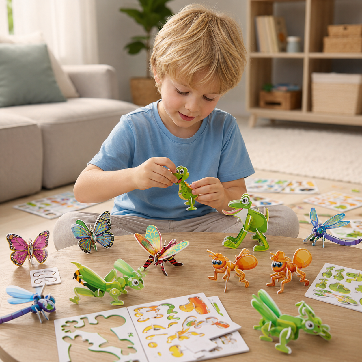 PuzzloPop | 3D Animal Puzzle Set for Kids
