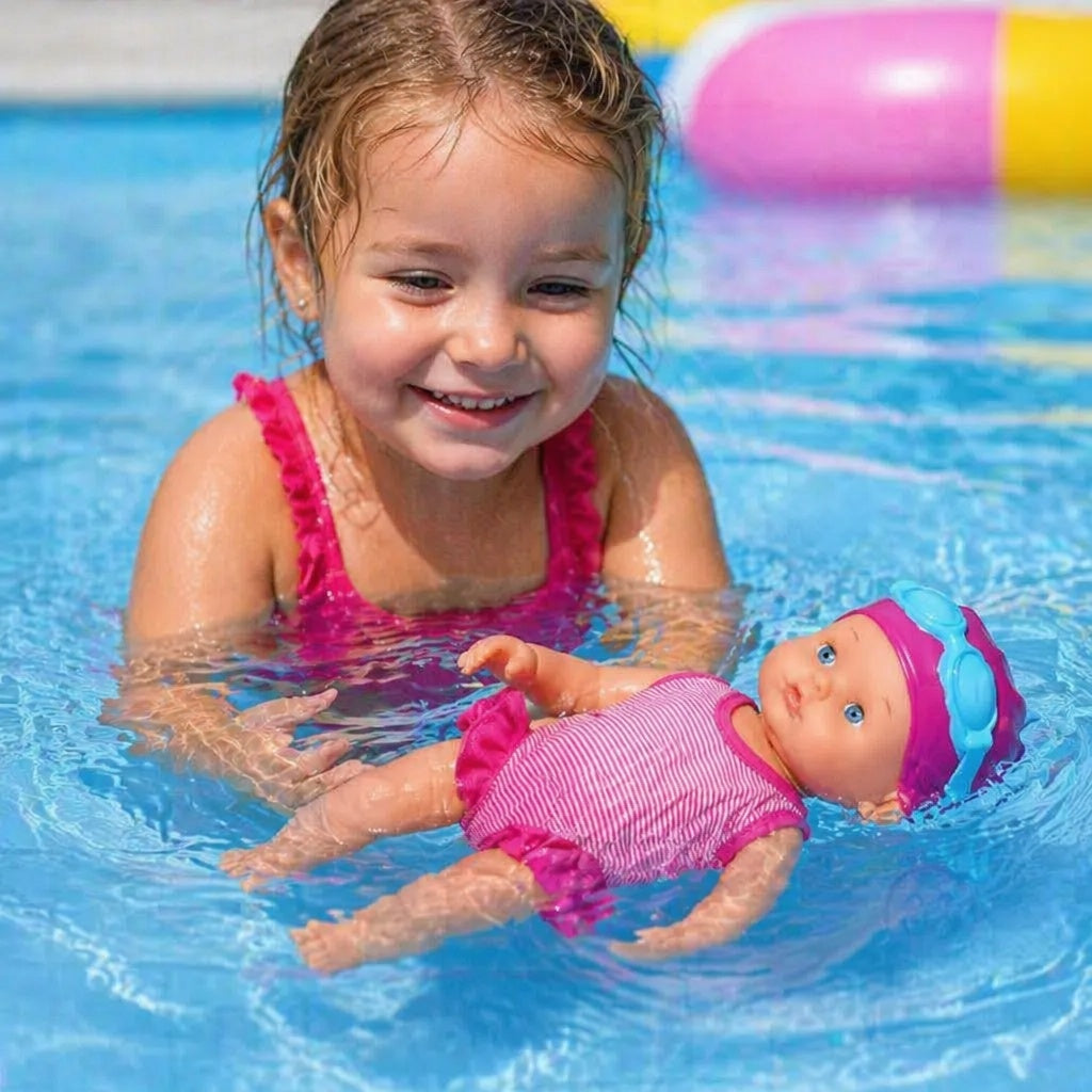 AquaDolly Swimming Baby Doll Pool Bath 3
