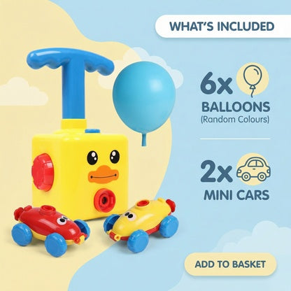 BalloonDash Balloon Powered Car Launcher Kids 2