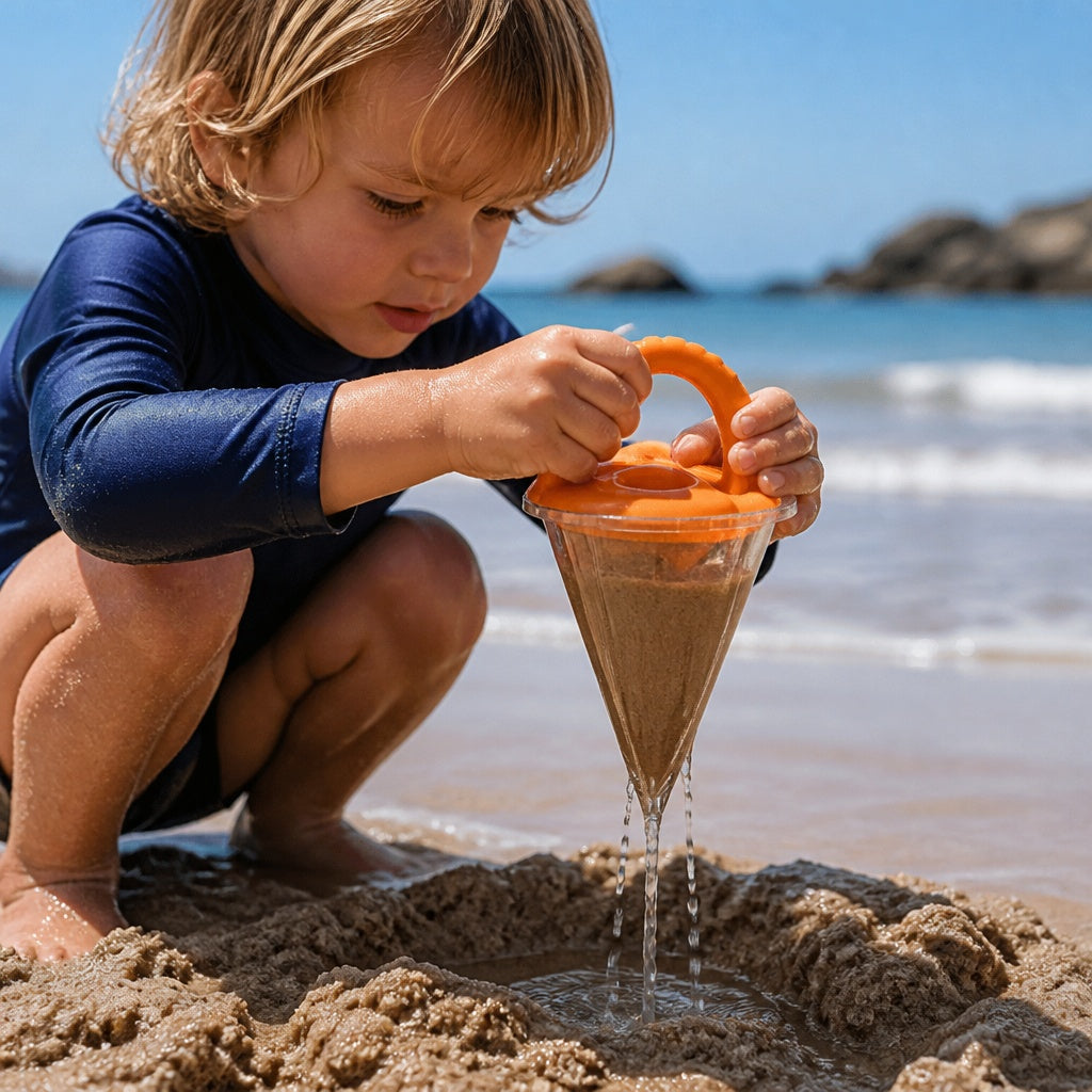 SandDrift Sand Funnel Drawing Pouring Beach 1