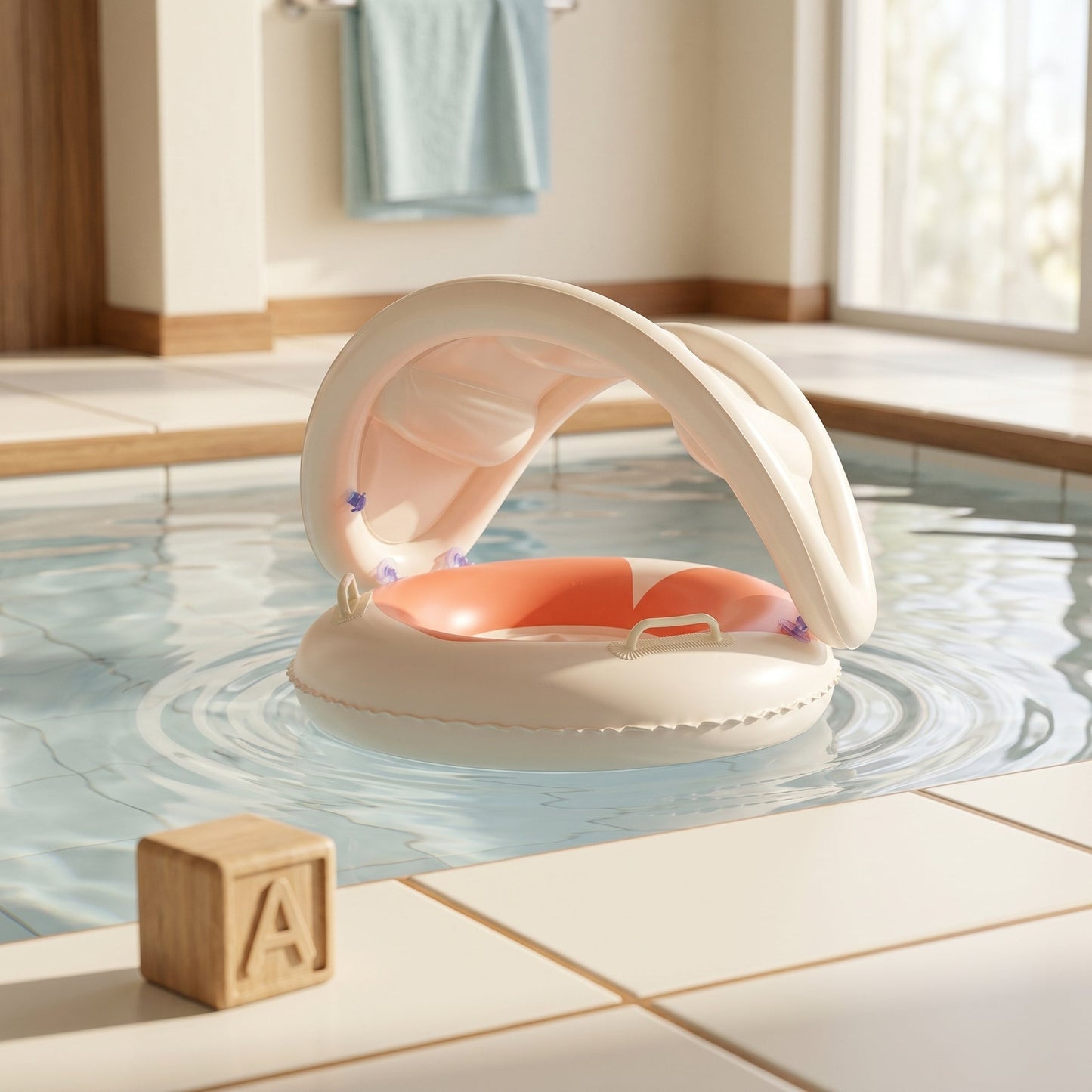 SwimNest Baby Swim Ring Inflatable Seat 3