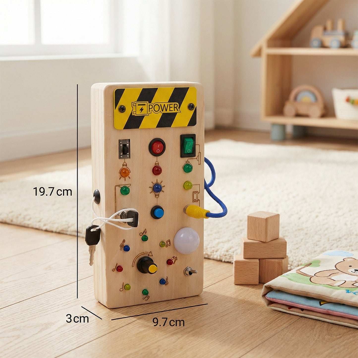 SwitchBoard Montessori Activity Board Toddler 3