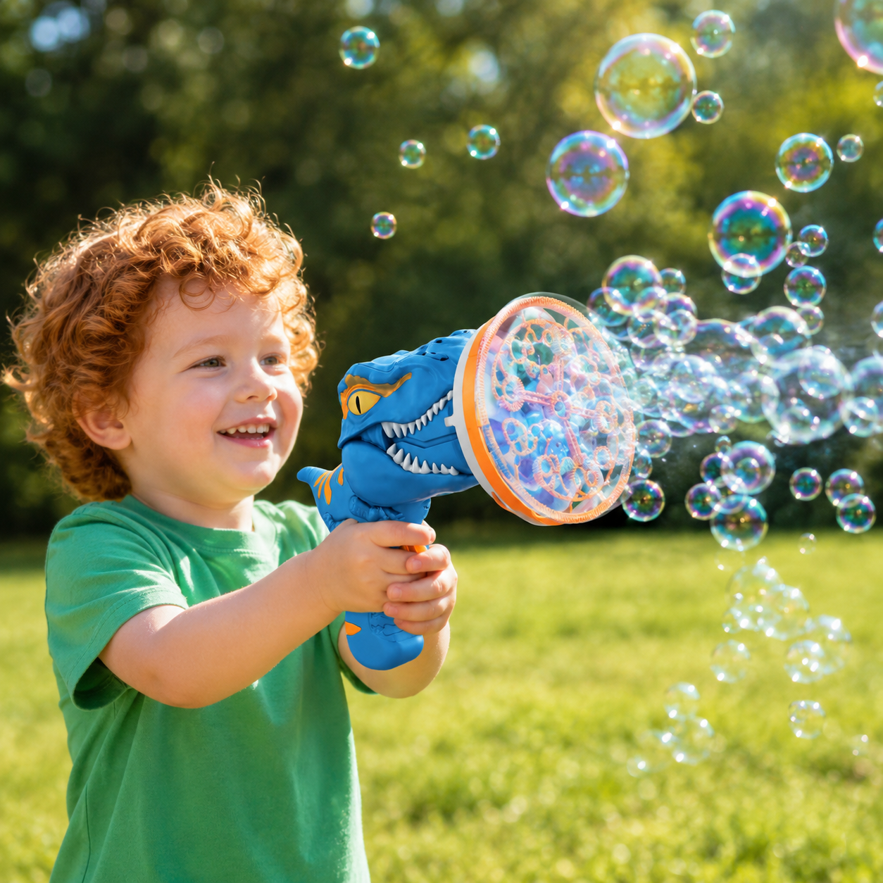 BubbleRex | Dinosaur Bubble Blaster Kids Outdoor