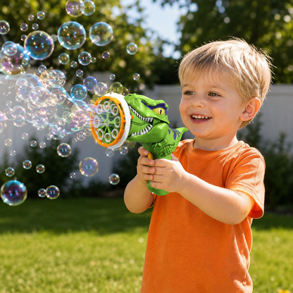 BubbleRex | Dinosaur Bubble Blaster Kids Outdoor