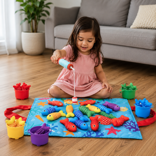 CastleCatch | Montessori Fishing Toy Toddler