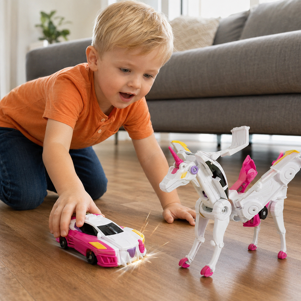 CrashBot | Magnetic Transform Car Robot Toy