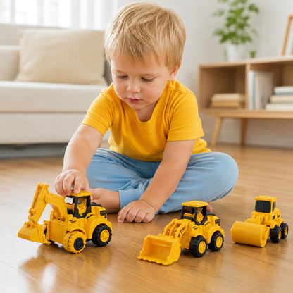 DigiBuild | Kids Construction Vehicles Toy Set