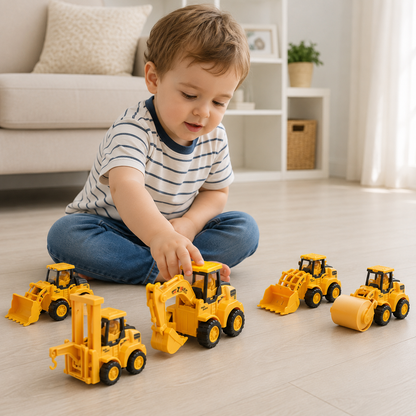 DigiBuild | Kids Construction Vehicles Toy Set