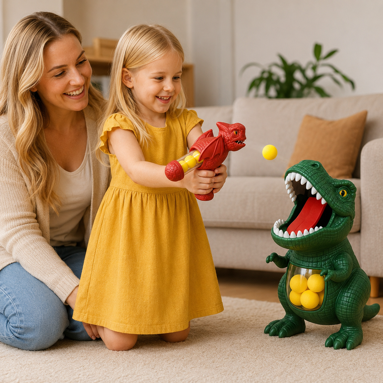 DinoBlast | Dinosaur Foam Ball Blaster Kids