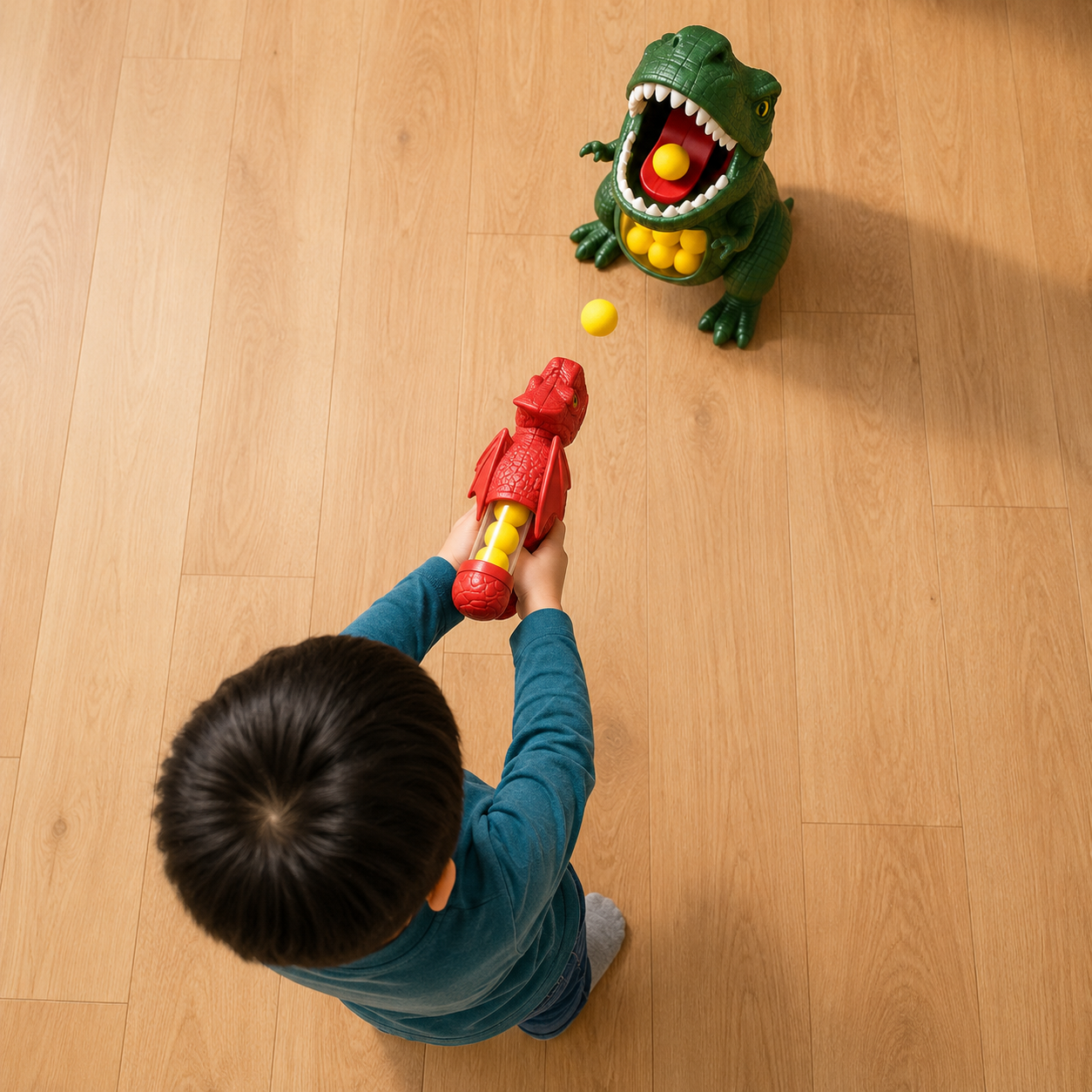 DinoBlast | Dinosaur Foam Ball Blaster Kids