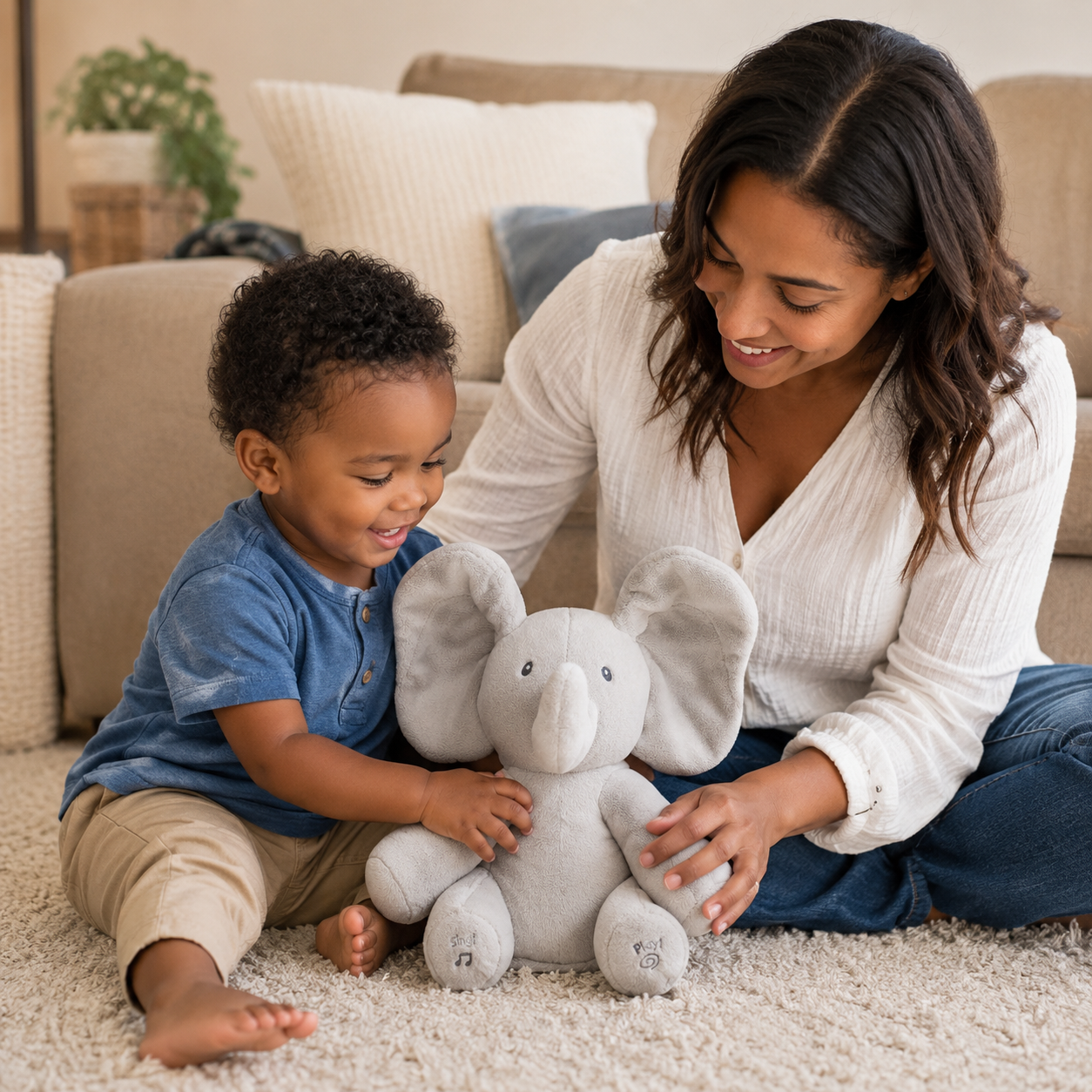 ElephiPal | Interactive Plush Elephant Toy Baby