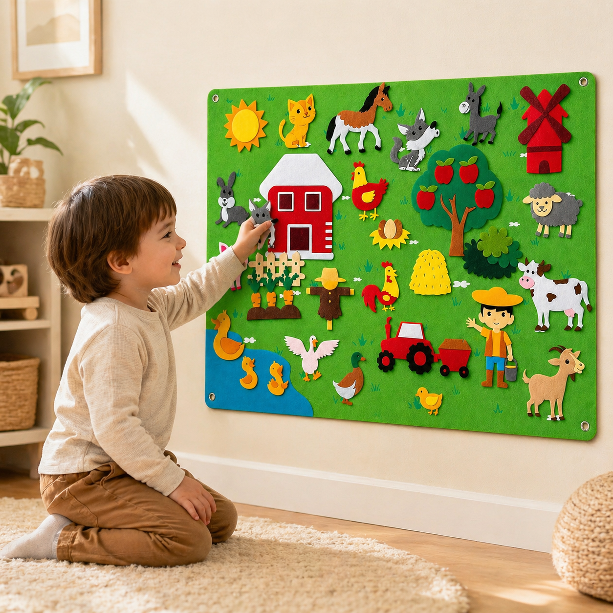FeltScape | Interactive Felt Board for Kids