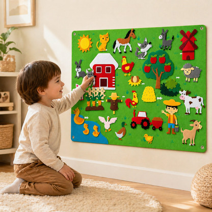 FeltScape | Interactive Felt Board for Kids