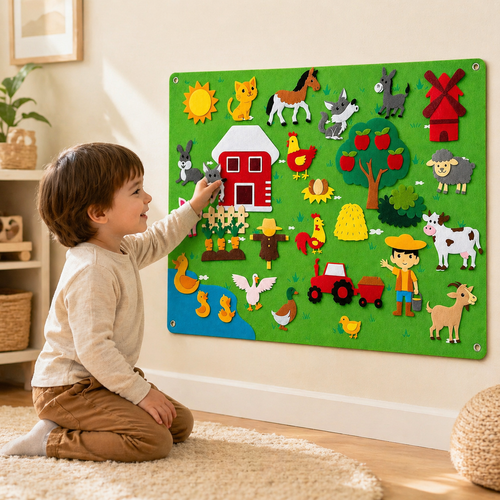 FeltScape | Interactive Felt Board for Kids