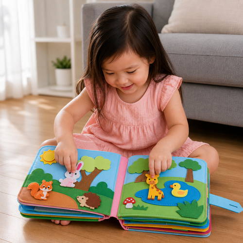 FeltStory | Montessori Felt Story Book Toddler