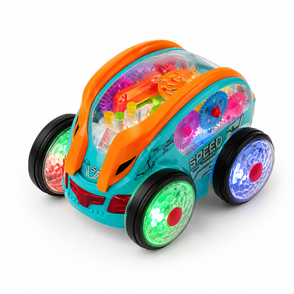 GearZoom | LED Light Up Gear Car