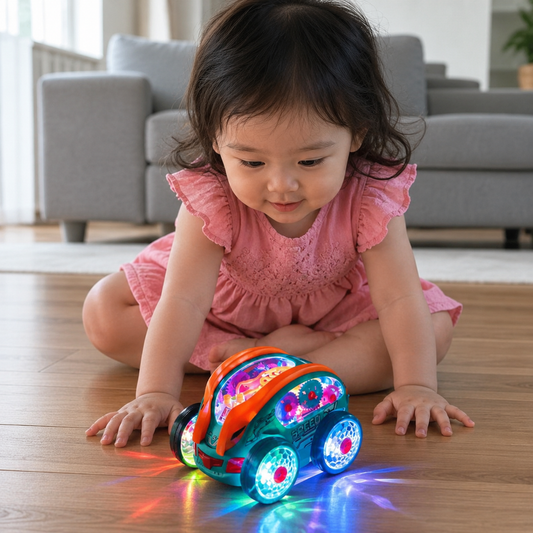 GearZoom | LED Light Up Gear Car