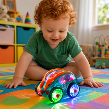 GearZoom | LED Light Up Gear Car