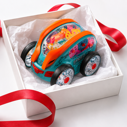 GearZoom | LED Light Up Gear Car