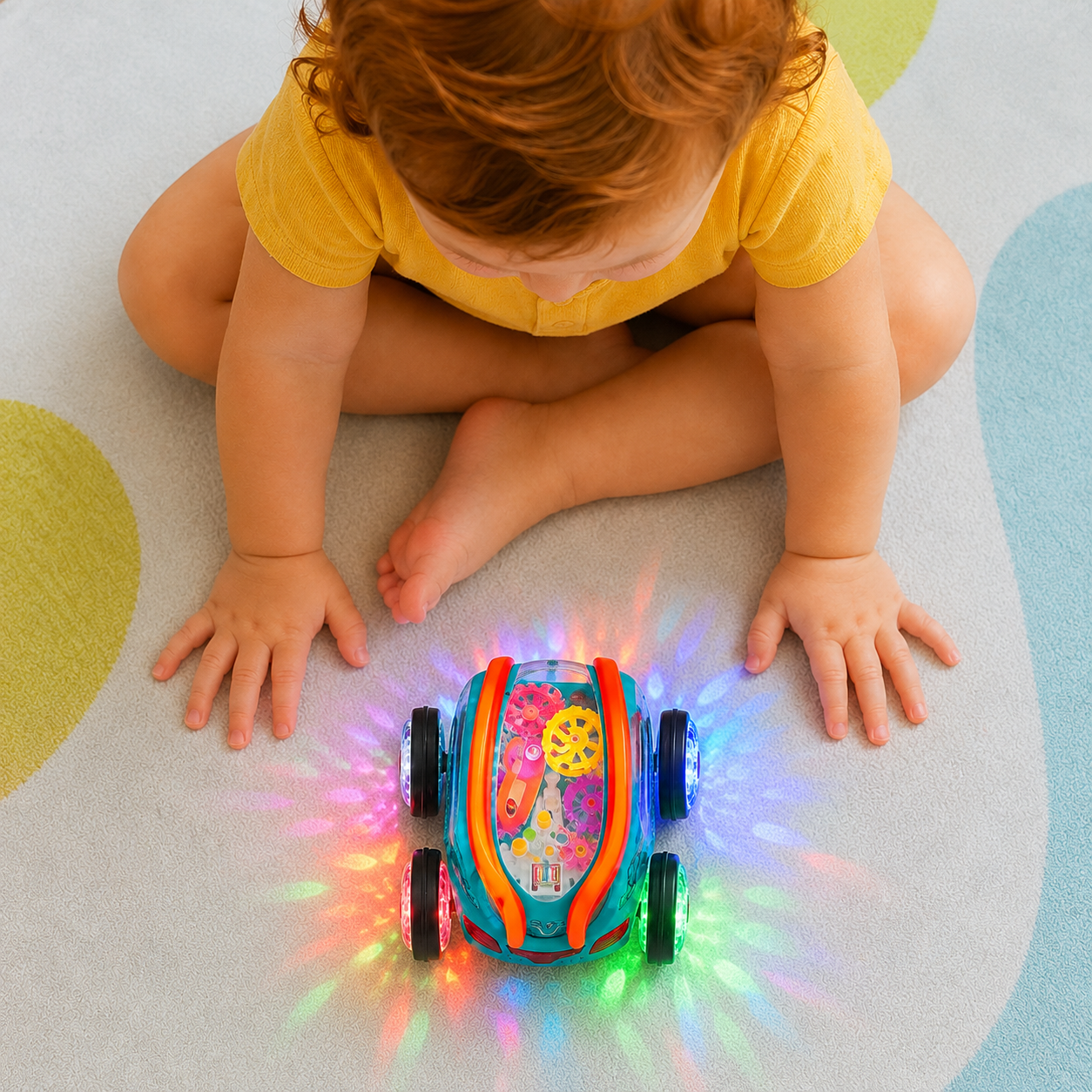 GearZoom | LED Light Up Gear Car
