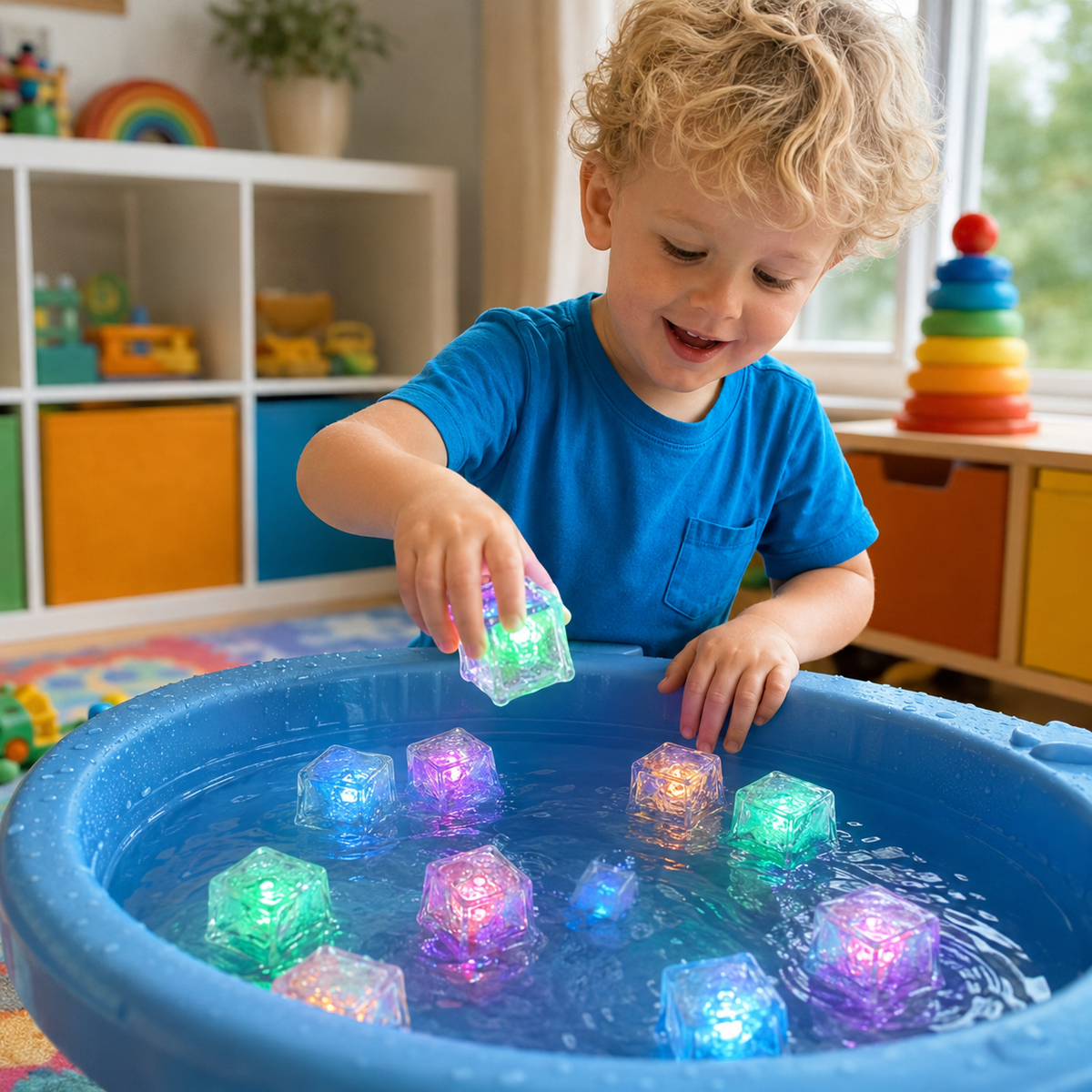 GlowCubz | LED Bath Cubes Water Activated