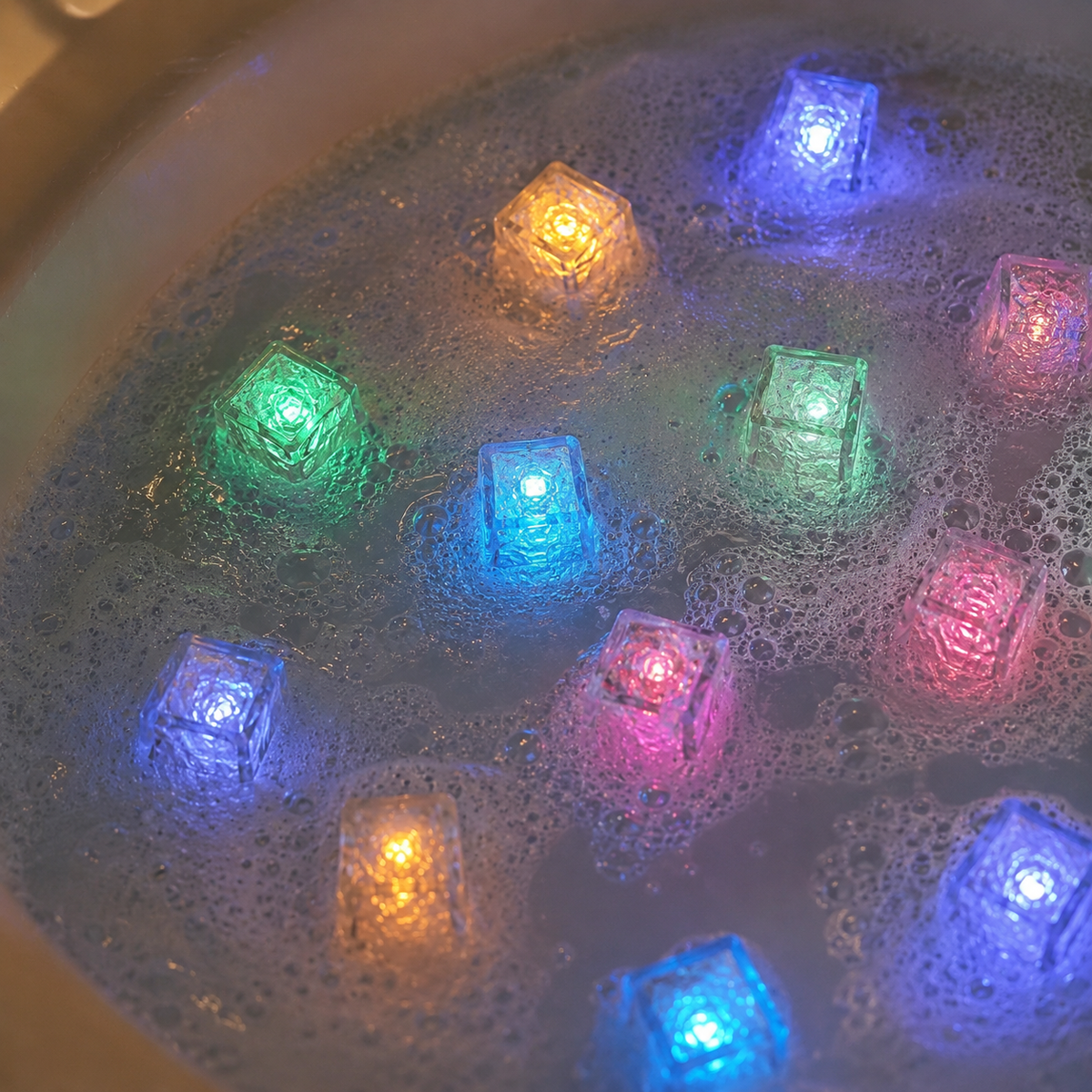 GlowCubz | LED Bath Cubes Water Activated