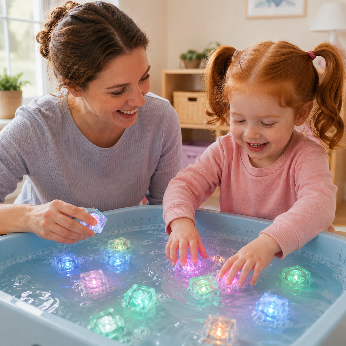 GlowCubz | LED Bath Cubes Water Activated