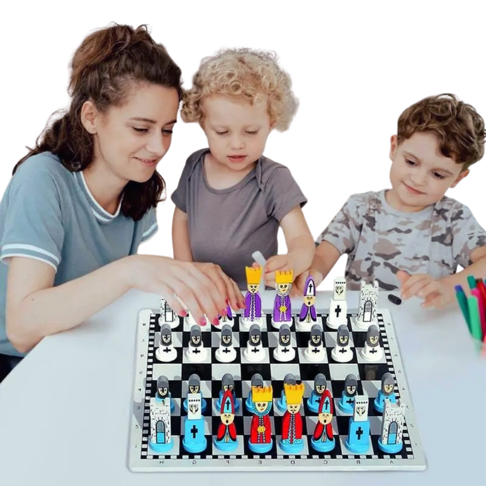 MindCraft | Educational Wooden Chess Set