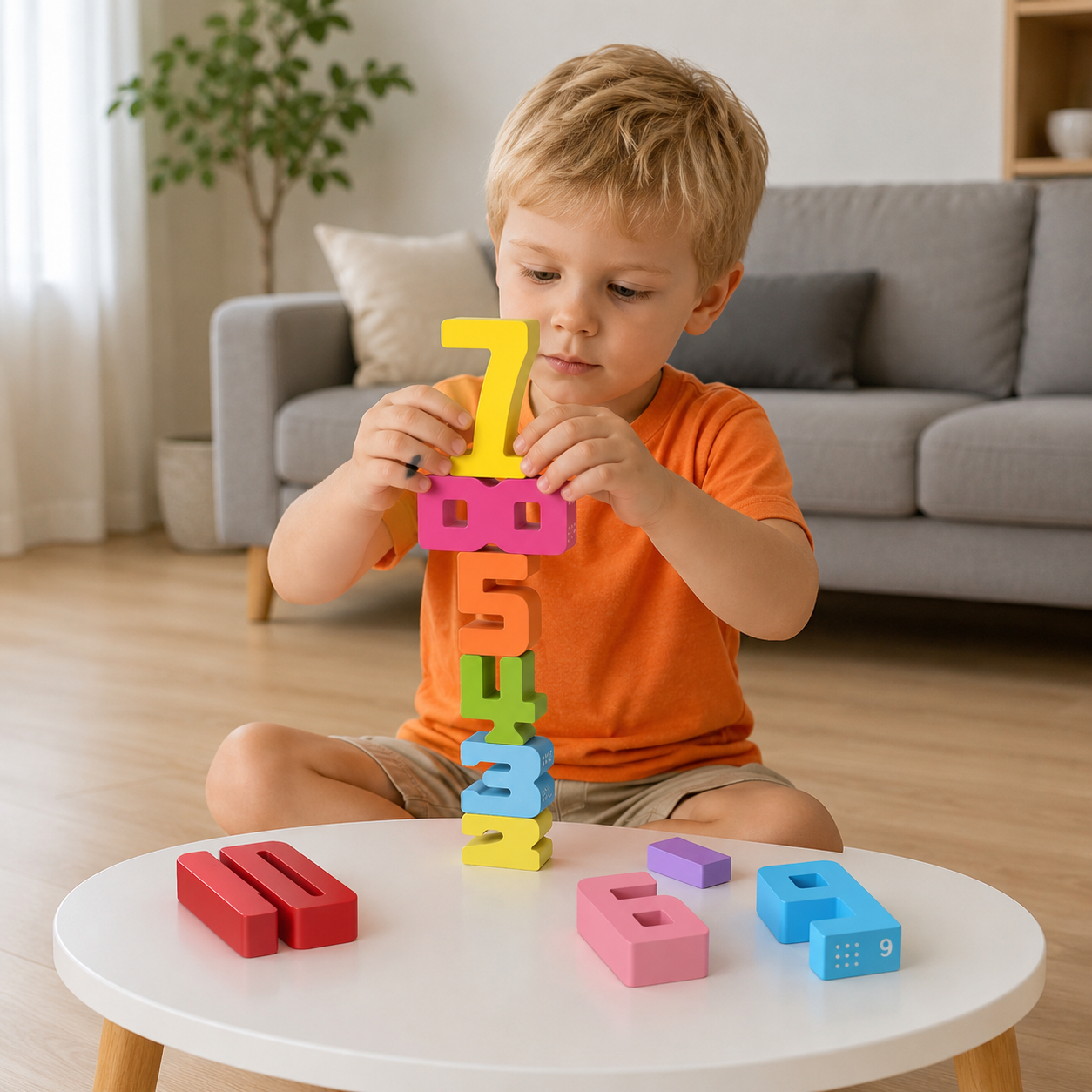 NumiBlox | Wooden Number Blocks Toddler Math
