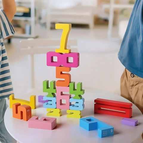 NumiBlox | Wooden Number Blocks Toddler Math