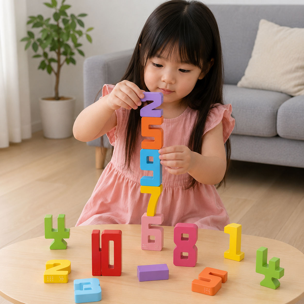 NumiBlox | Wooden Number Blocks Toddler Math 