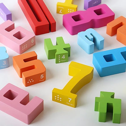 NumiBlox | Wooden Number Blocks Toddler Math
