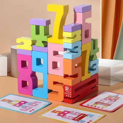 NumiBlox | Wooden Number Blocks Toddler Math