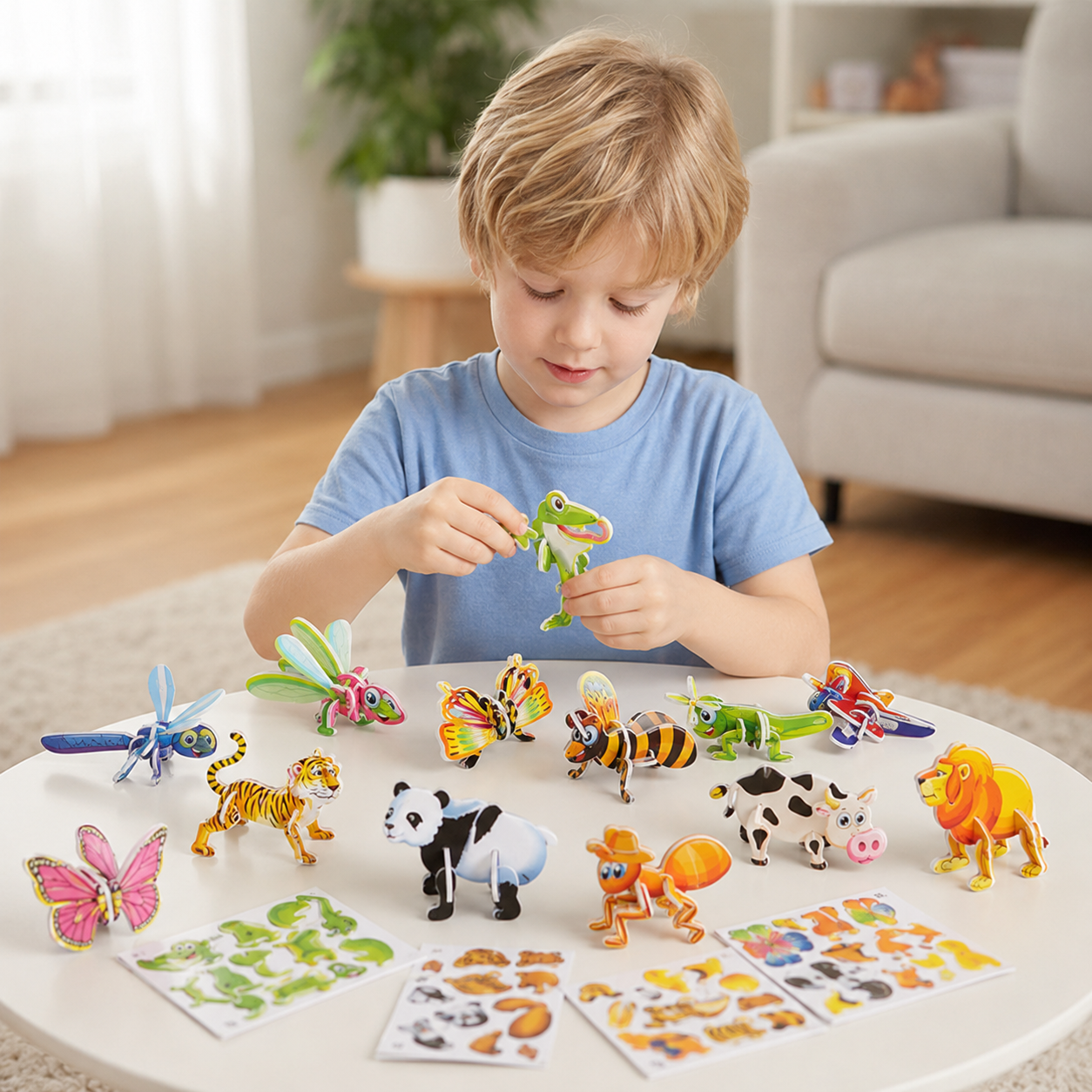 PuzzloPop | 3D Animal Puzzle Set for Kids
