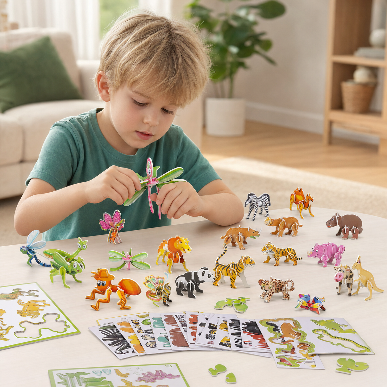 PuzzloPop | 3D Animal Puzzle Set for Kids