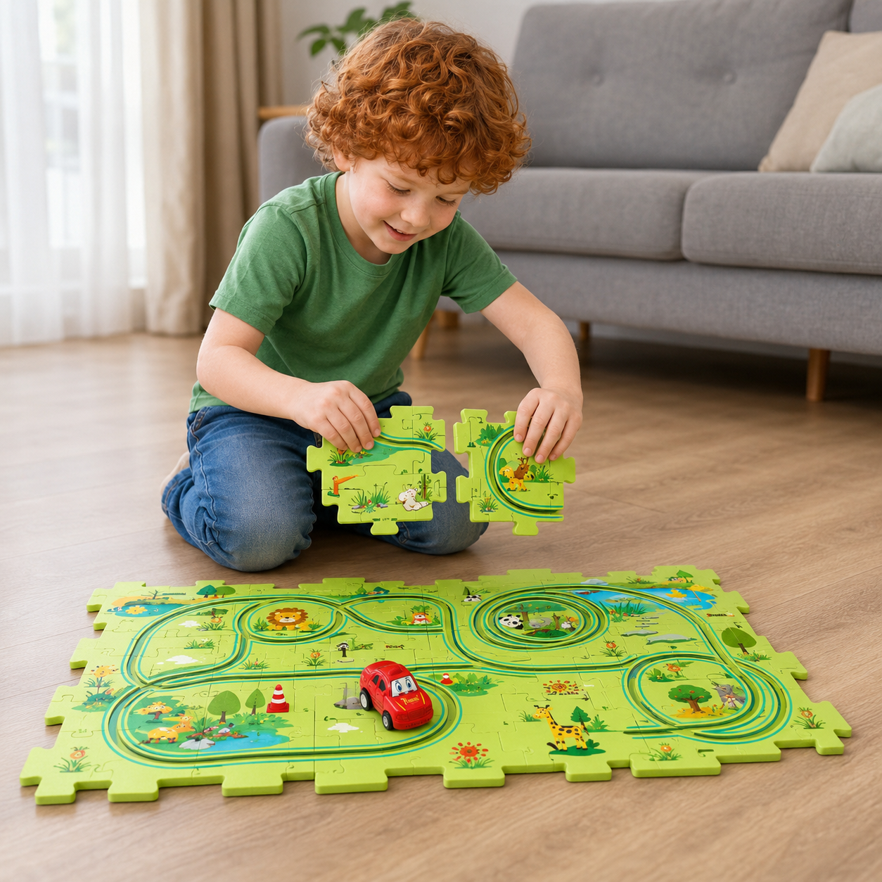 RaceGrove | Kids Car Track Set Snap