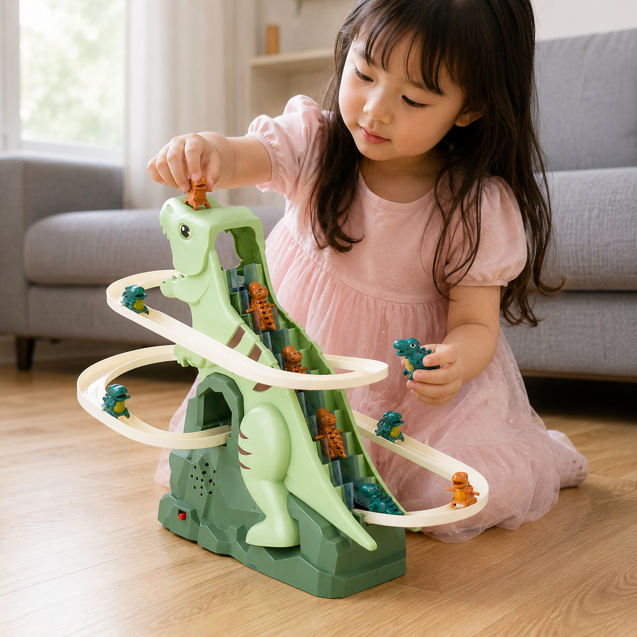 RexRush | Dinosaur Slide Track Toy Kids