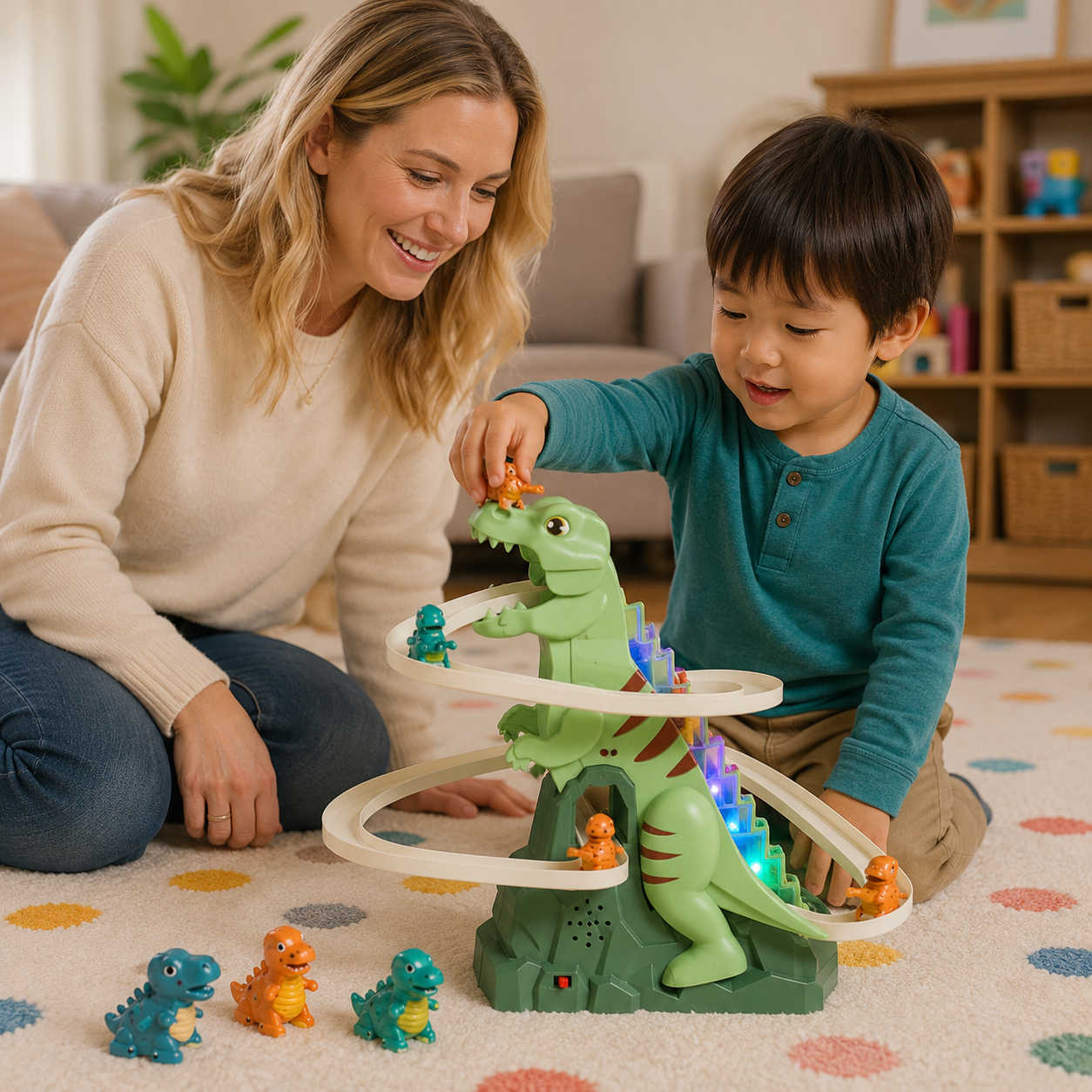 RexRush | Dinosaur Slide Track Toy Kids