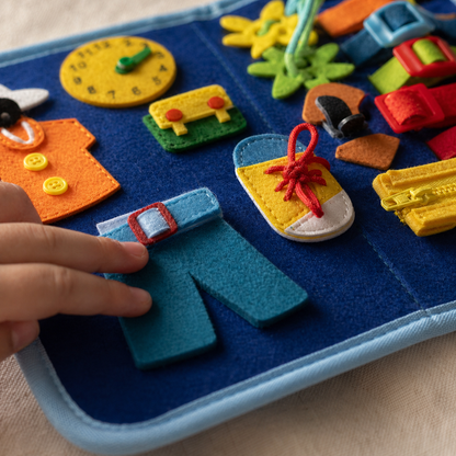 SensaBox | Montessori Sensory Felt Activity Board