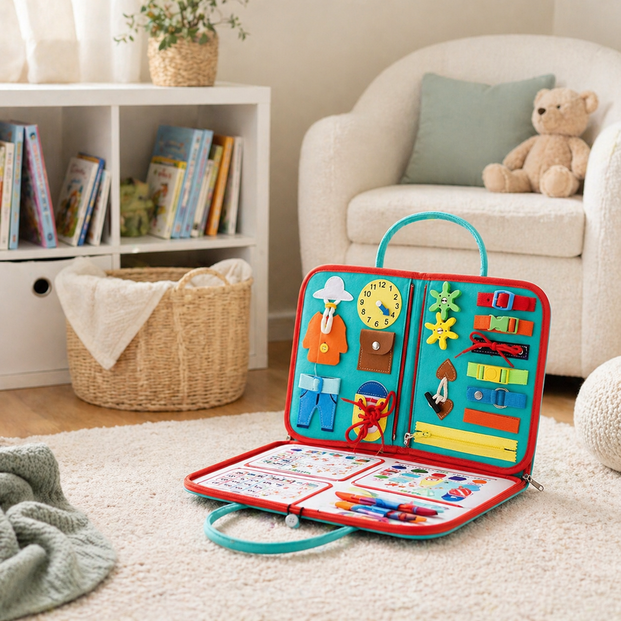 SensaBox | Montessori Sensory Felt Activity Board