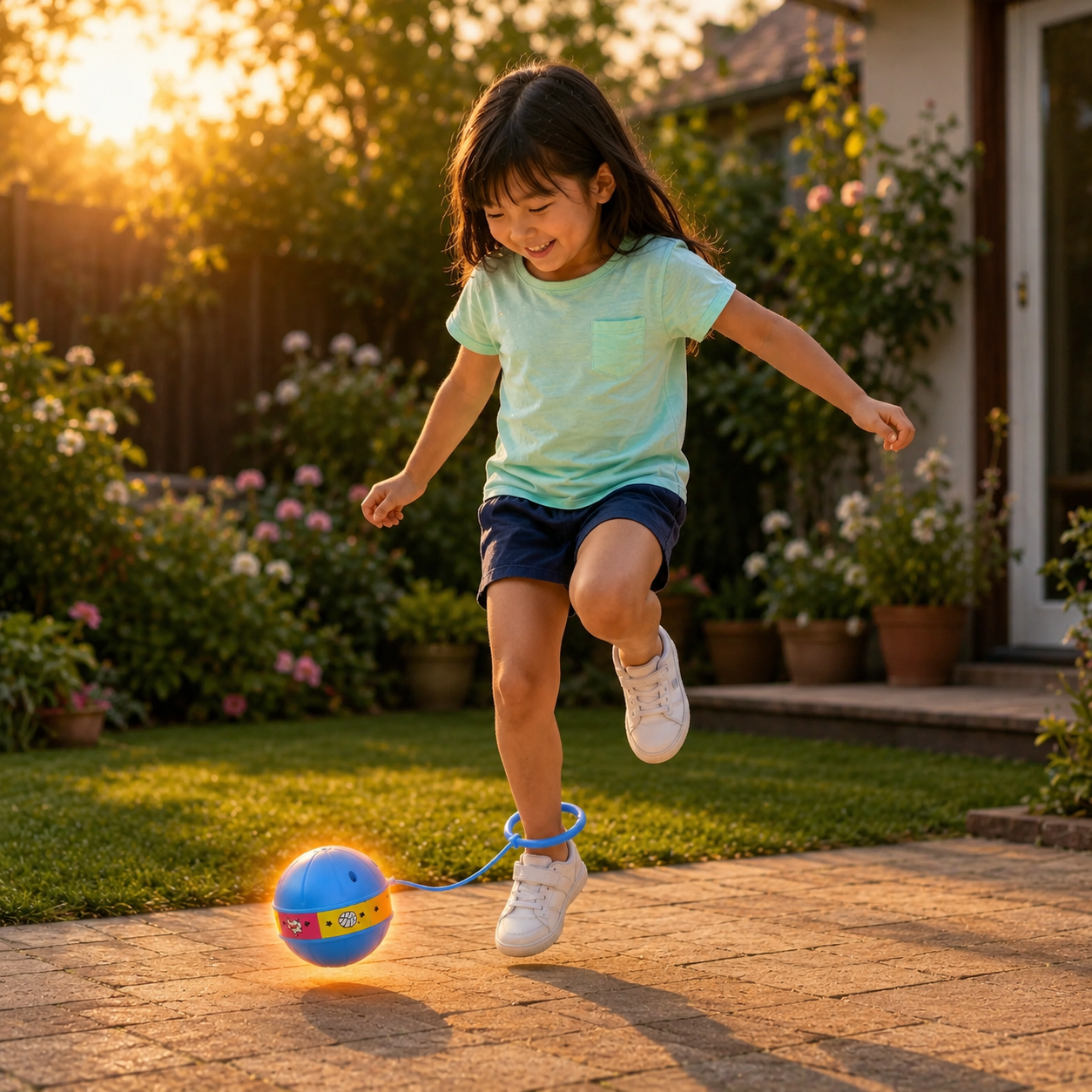 SkipLumi | LED Ankle Skip Ball Kids
