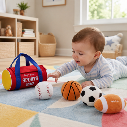 SportBudz | Baby Plush Sports Toy Bag