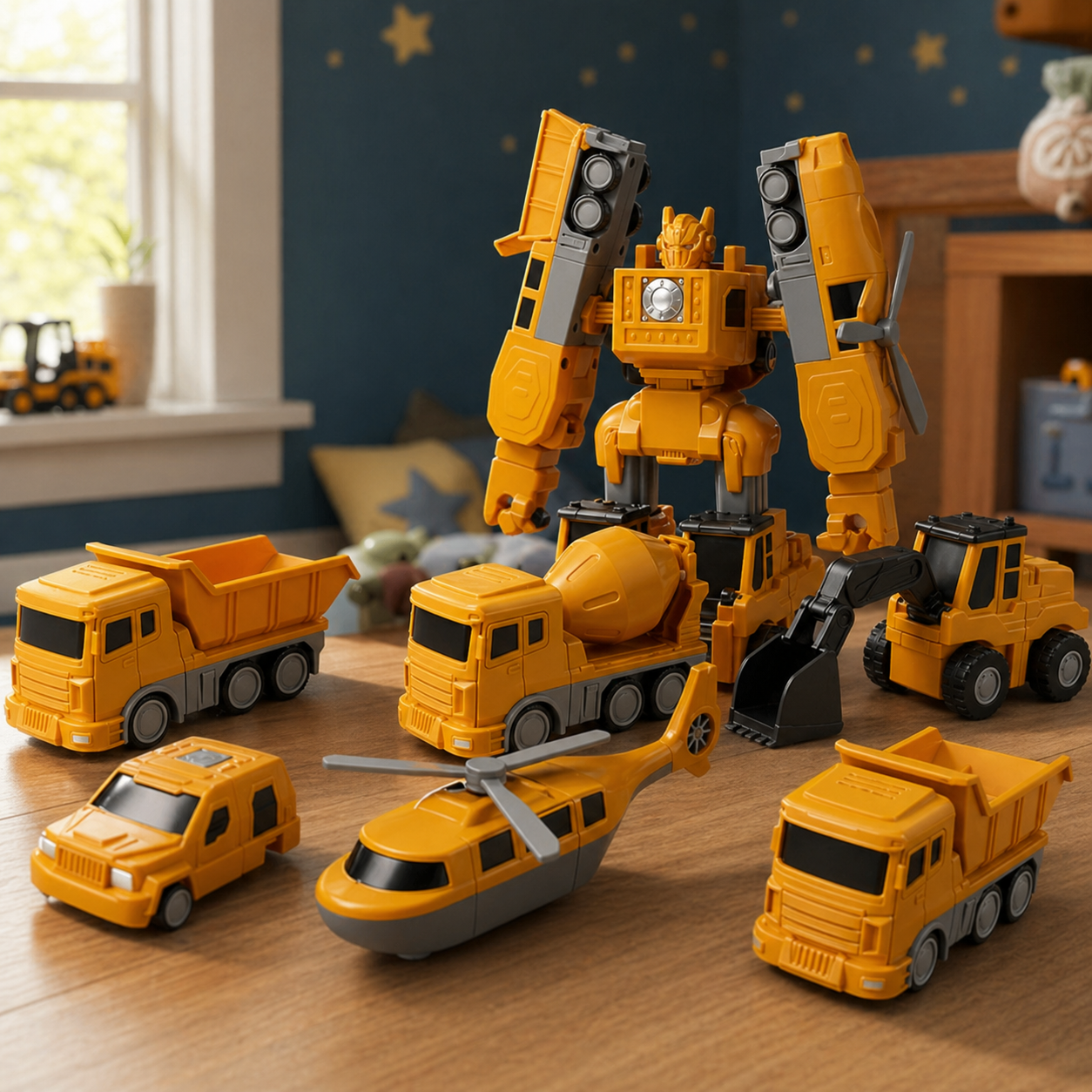 VehicoBot | Magnetic Transform Robot Play Set