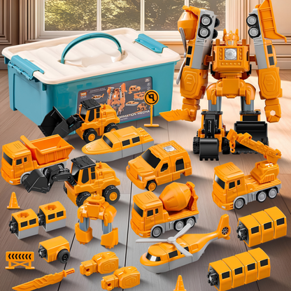 VehicoBot | Magnetic Transform Robot Play Set