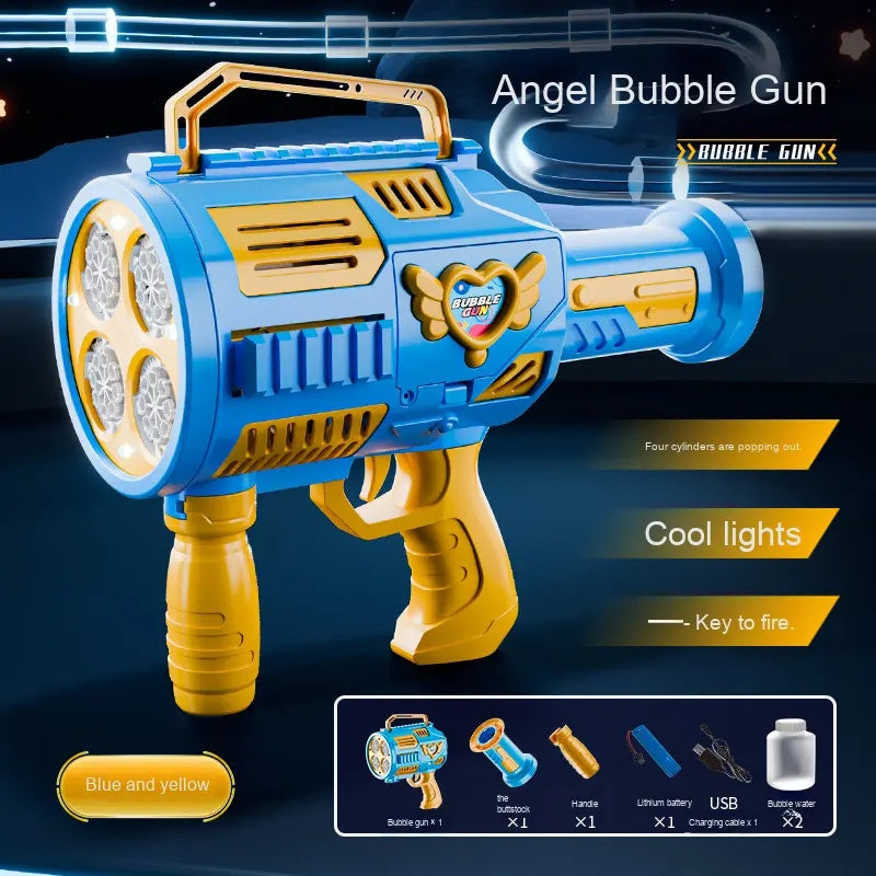 AngelBubz Electric Bubble Gun LED Kids 1