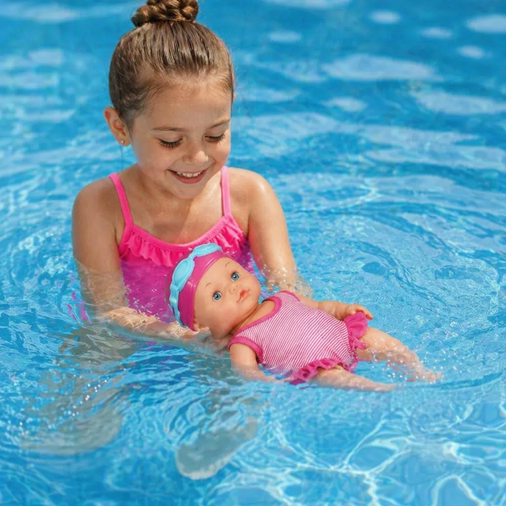 AquaDolly Swimming Baby Doll Pool Bath 2