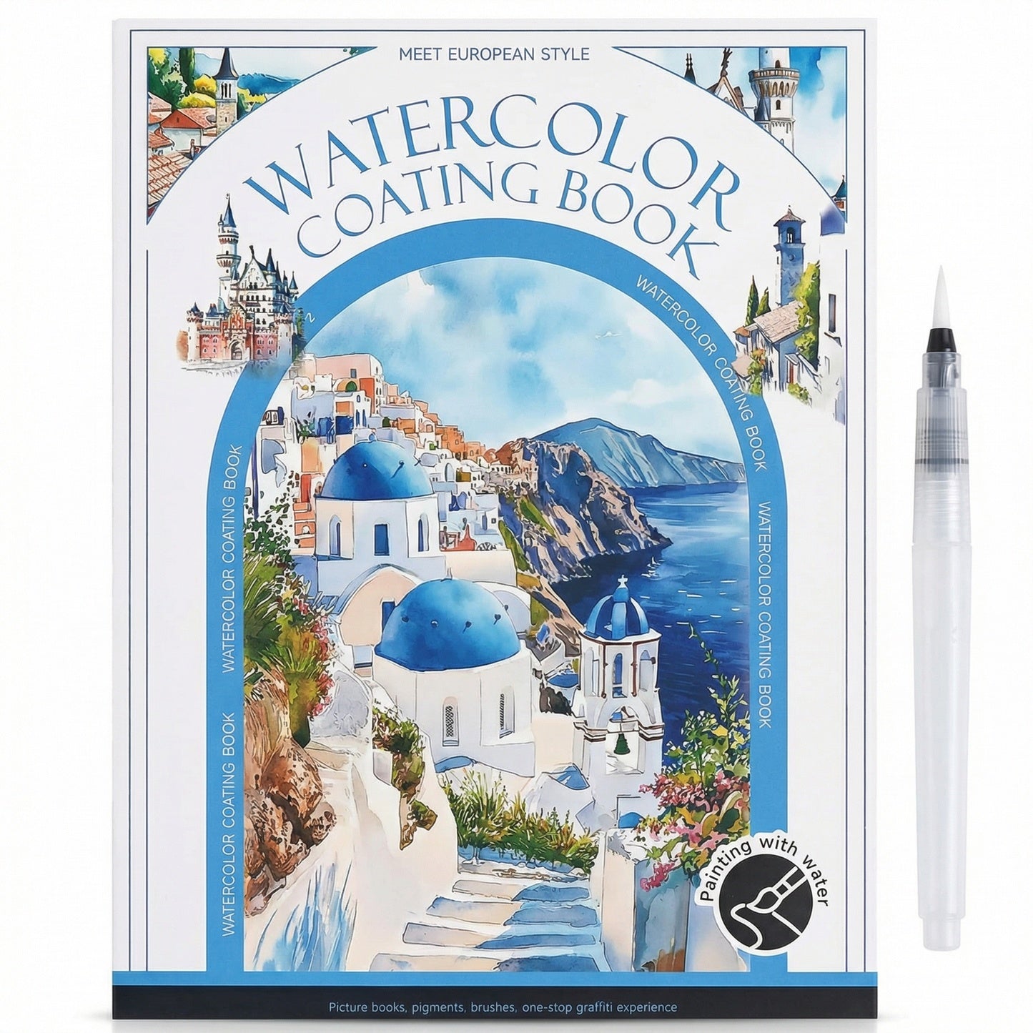 AquaTint Watercolour Painting Kit for Kids 11