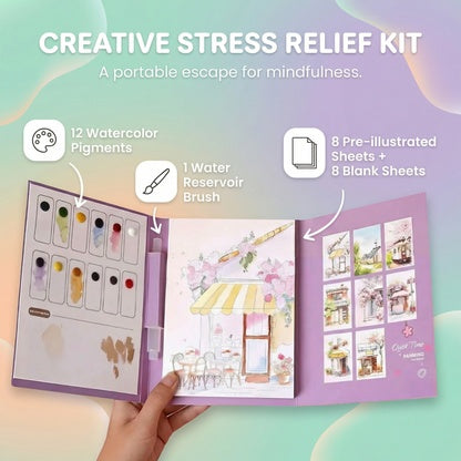AquaTint Watercolour Painting Kit for Kids 4