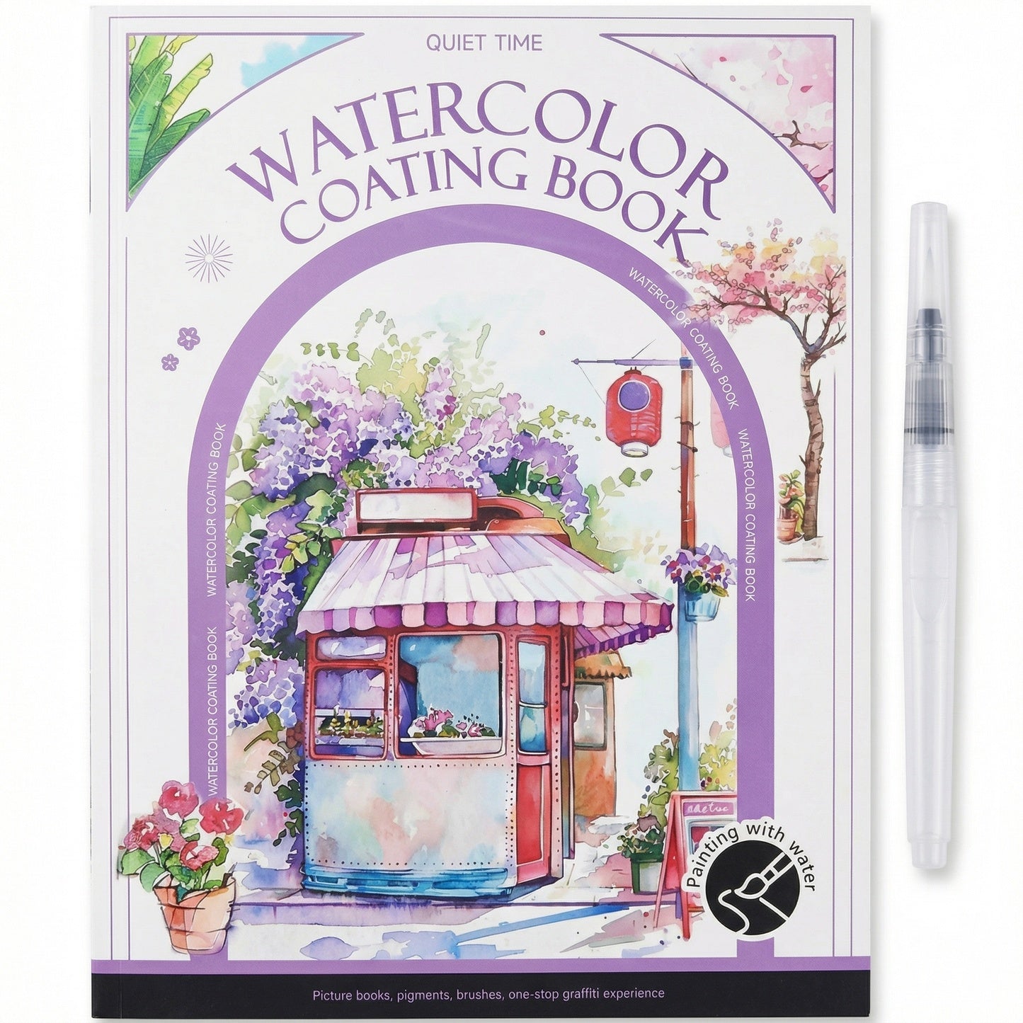 AquaTint Watercolour Painting Kit for Kids 8