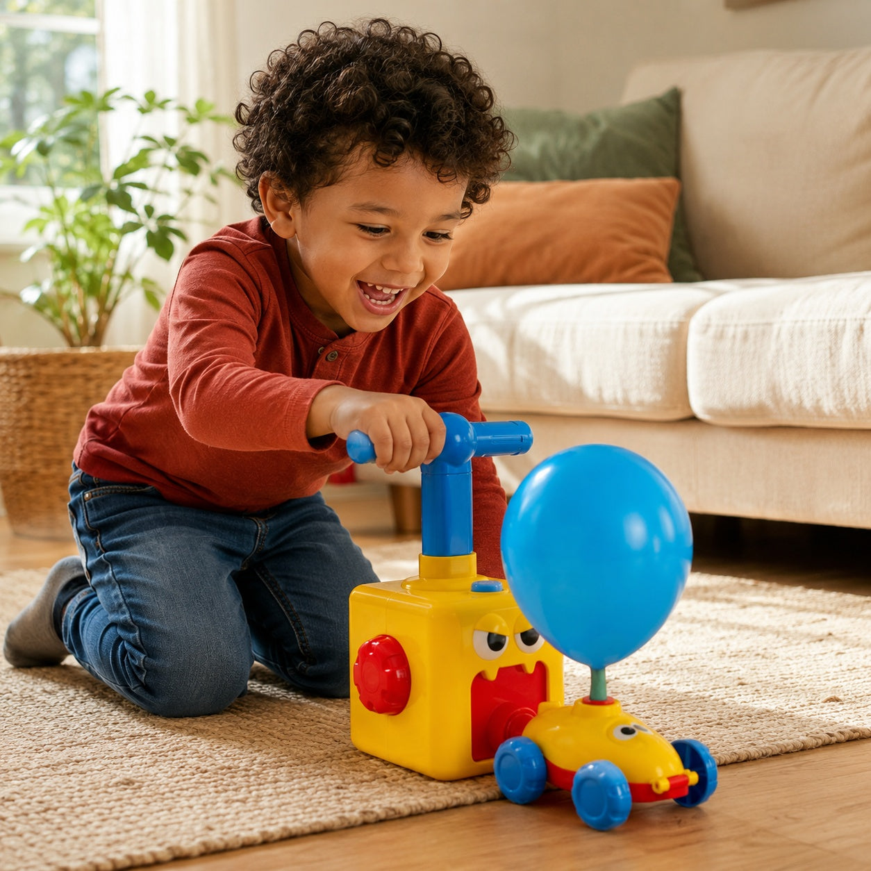 balloondash balloon-powered-car-toy 2